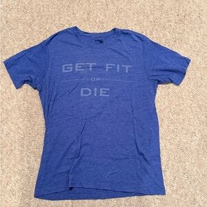 Ranger up 'Get Fit or Die' Graphic Men's Crew Neck T-Shirt